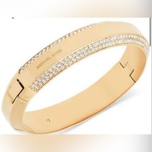 NWT Gold Plated Michael Kors PVD Brilliance Bracelet MKJ5500710 authentic New